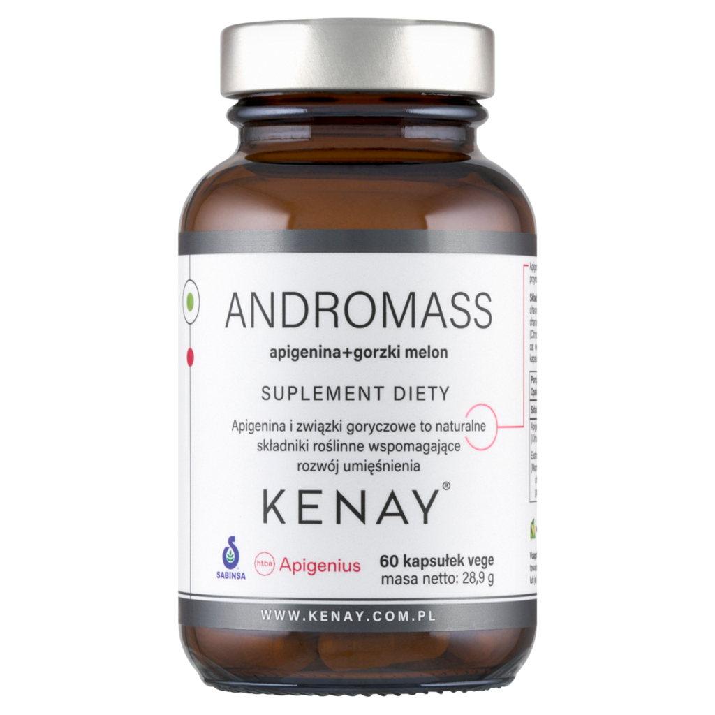AndroMass apigenina + gorzki melon (suplement diety) - 60 kapsułek 620