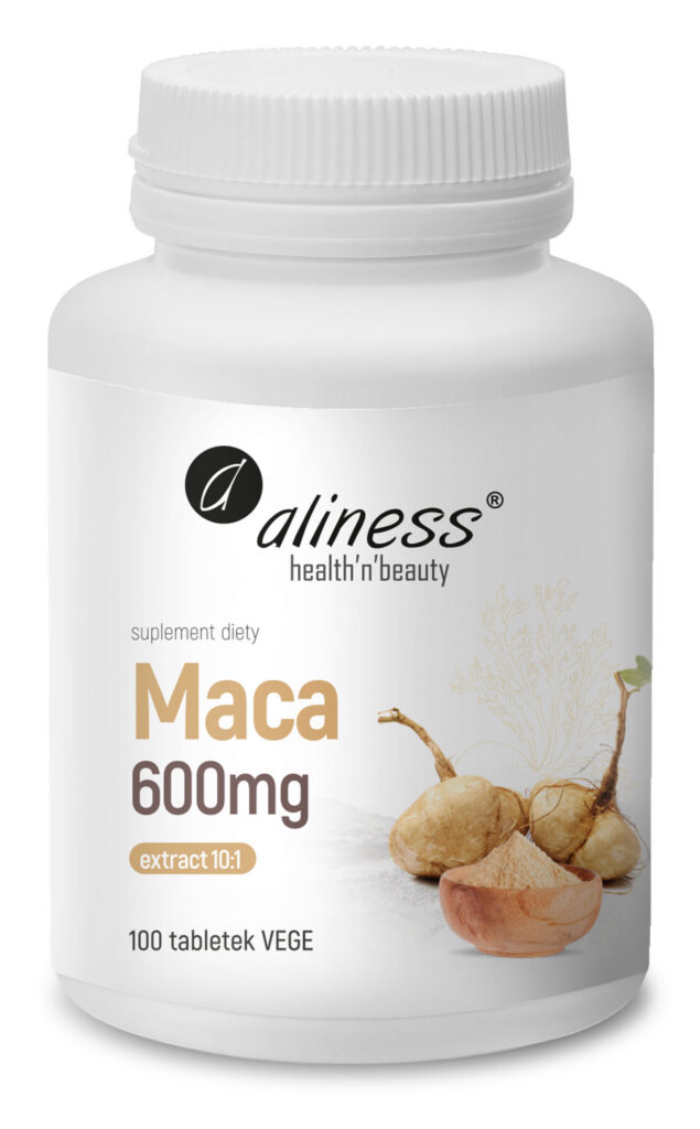Maca ekstrakt 10:1 600 mg x 100 tabl.