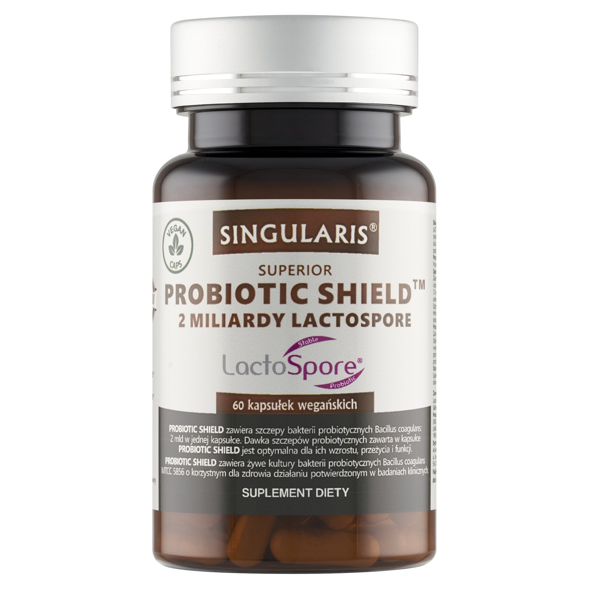 PROBIOTIC SHIELD™ 2 MLD LACTOSPORE® SUPERIOR 60 KAPS - obrazek 1
