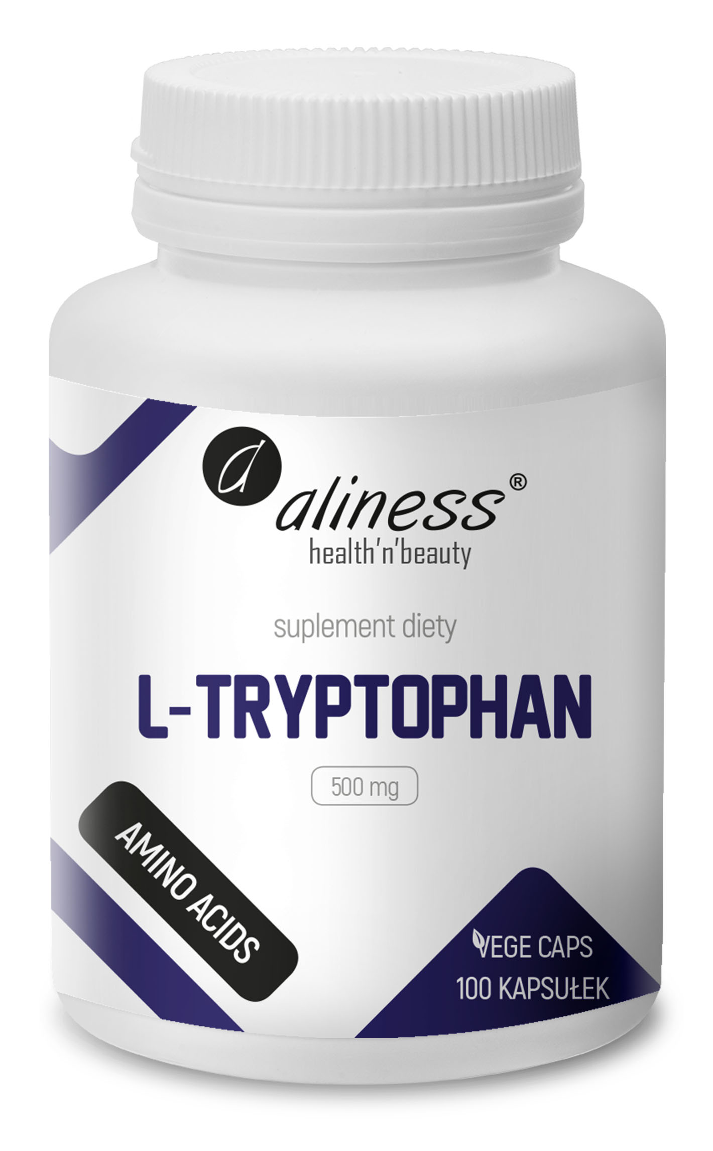 L-Tryptophan 500 mg x 100 kaps. - obrazek 1