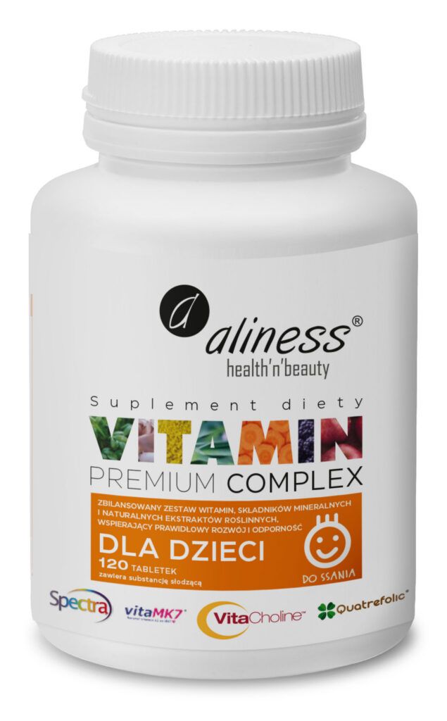 Premium Vitamin Complex dla dzieci – 120 tabletek do ssania